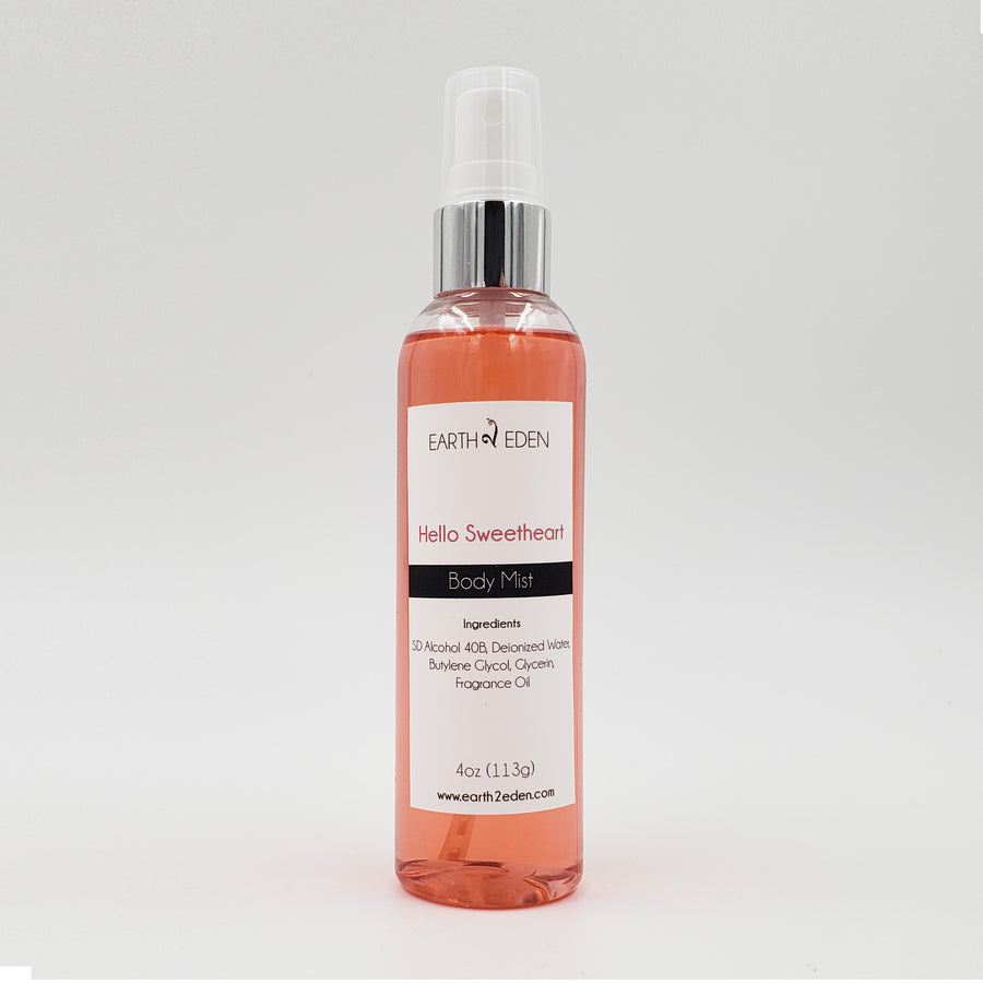 Hello Sweetheart Body Mist (4oz