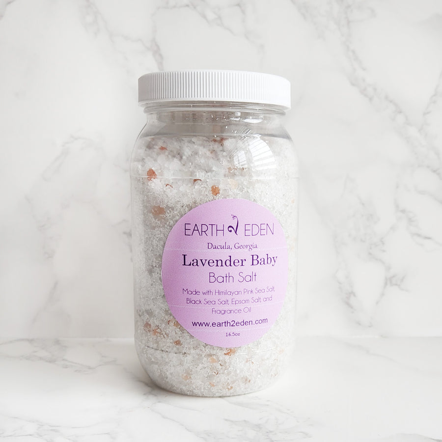 Lavender Baby Bath Salt (16oz)