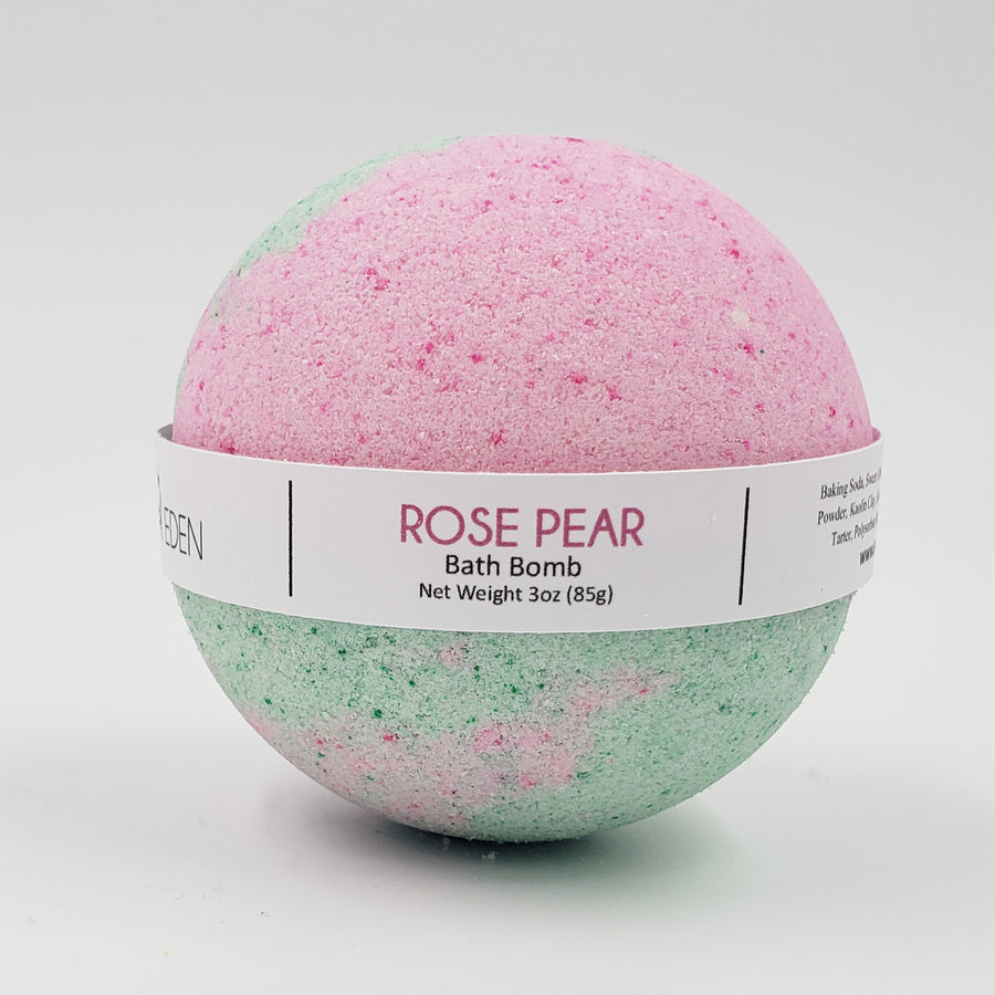 Rose Pear Bath  Bombs