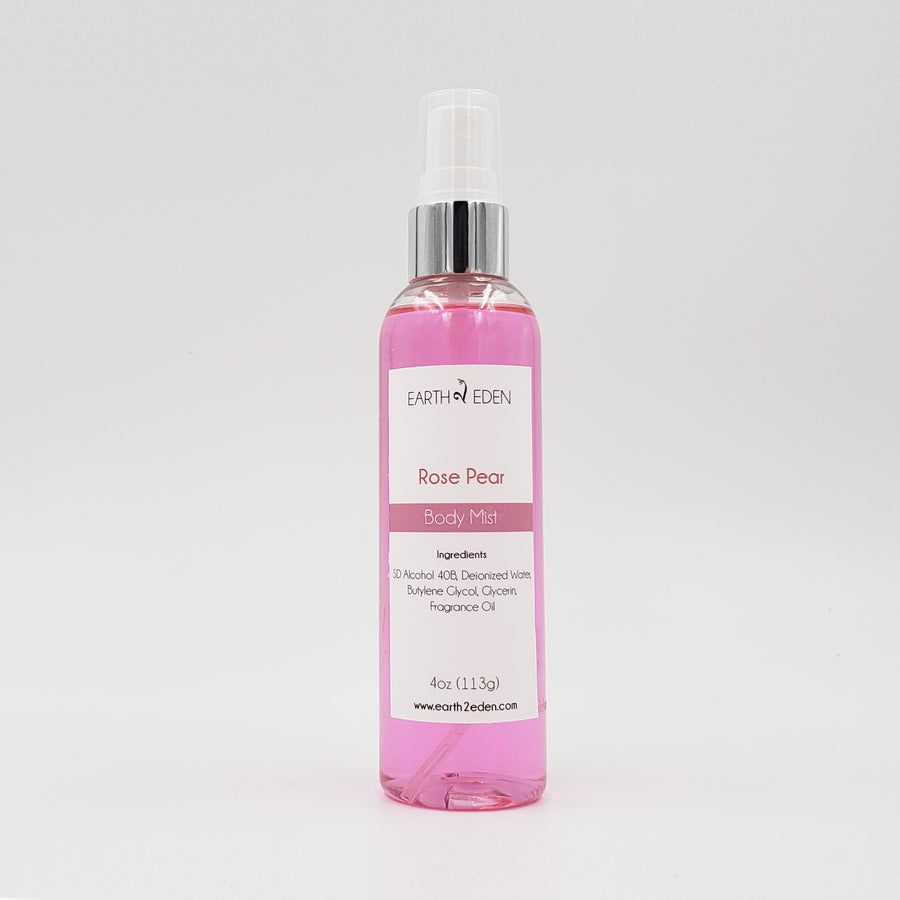 Rose Pear Body Mist (4oz)